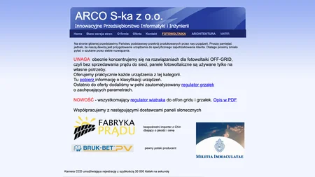 Arco Innowacyjne Przedsiębiorstwo Informatyki I Inżynierii sp. z o.o.